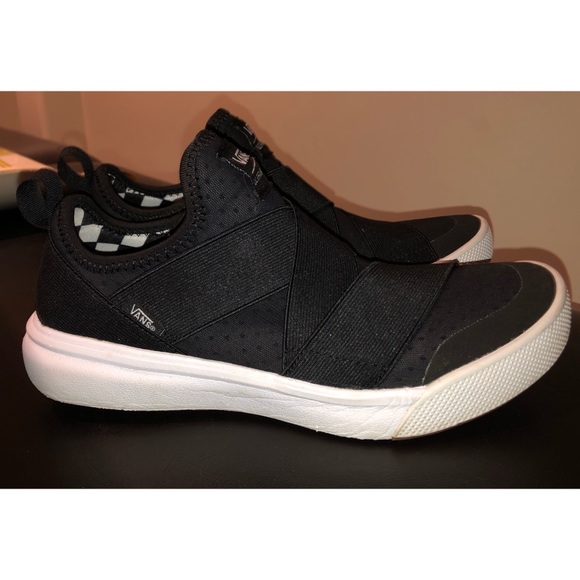 vans with elastic straps